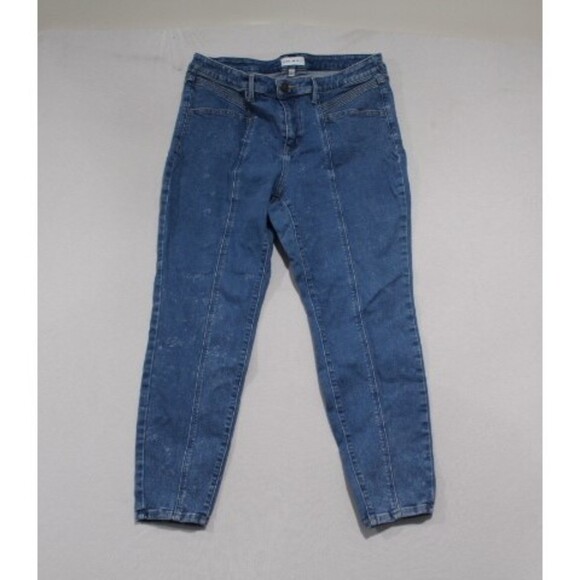 Lane Bryant Women Blue Jeans Denim High Rise Skinny Size 18 - Picture 1 of 9